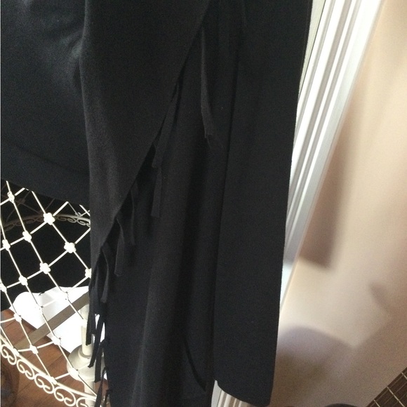 Black jacket with fringes oversize💜💜💜 - Picture 3 of 15